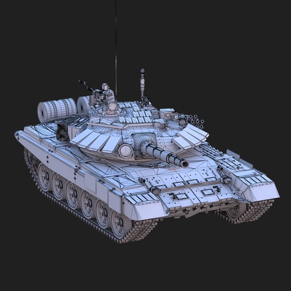 russian soviet battle tank 3d max - Russian Soviet Battle Tank T-90M Vladimir... by dimosbarbos
